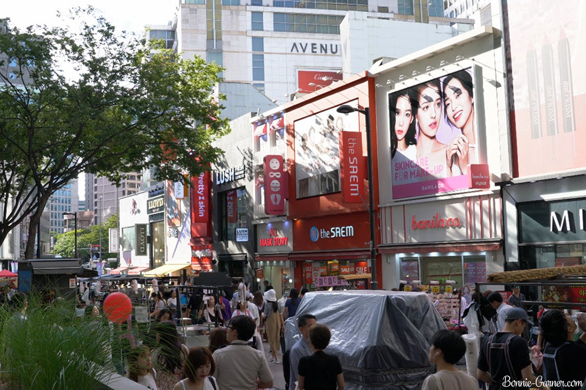 Myeongdong street Seoul