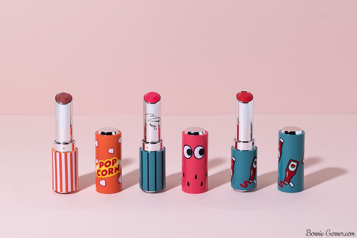 Etude House Glass Tinting Lips talk lipsticks BR401, PK003, RD301